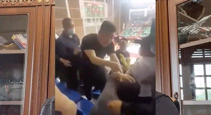 两男子起口角，女友劝架秒变求婚现场——一段浪漫与惊喜交织的视频