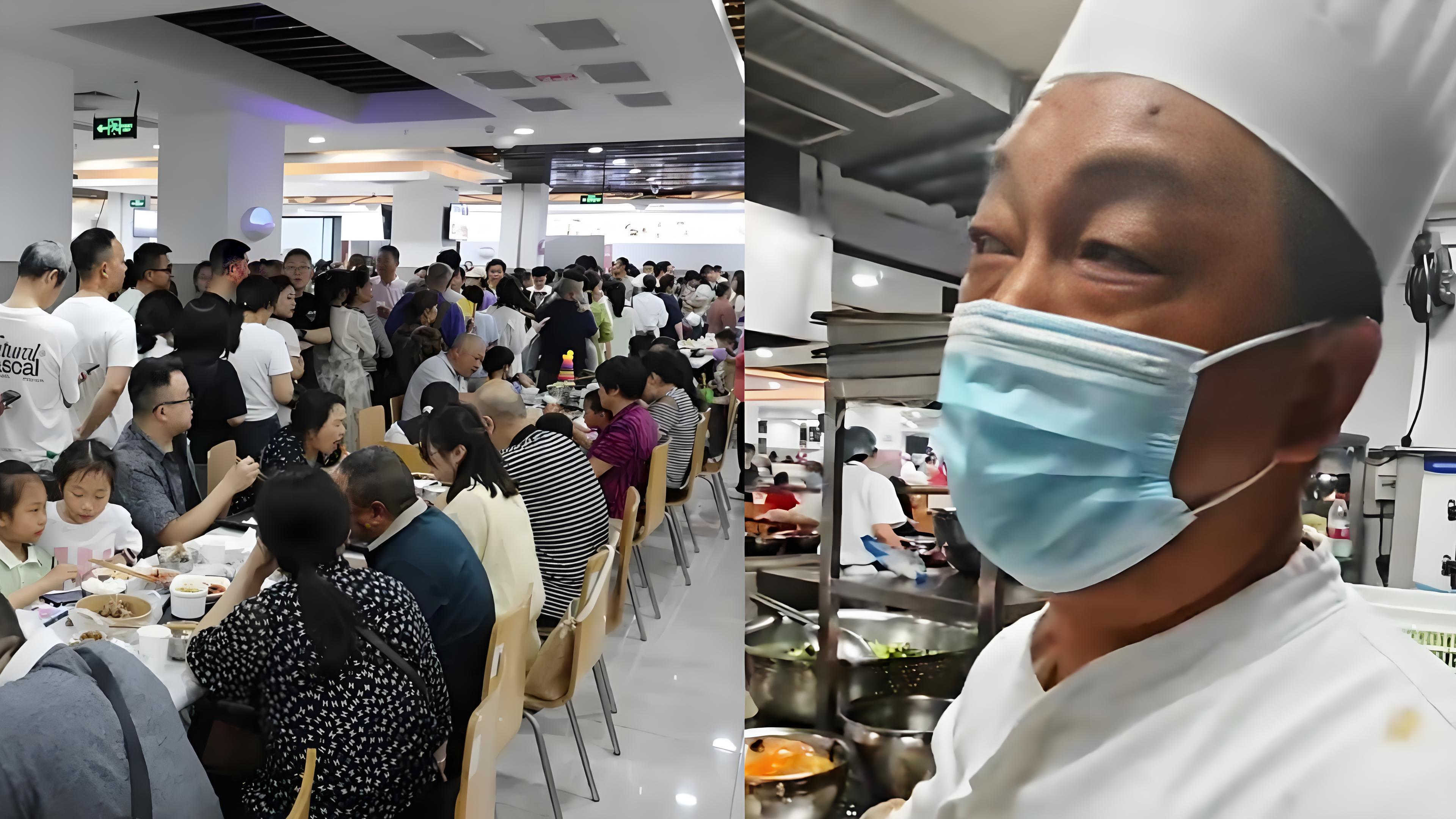 荣昌食堂主厨的非凡魅力，从眼袋掉到口罩边的小故事