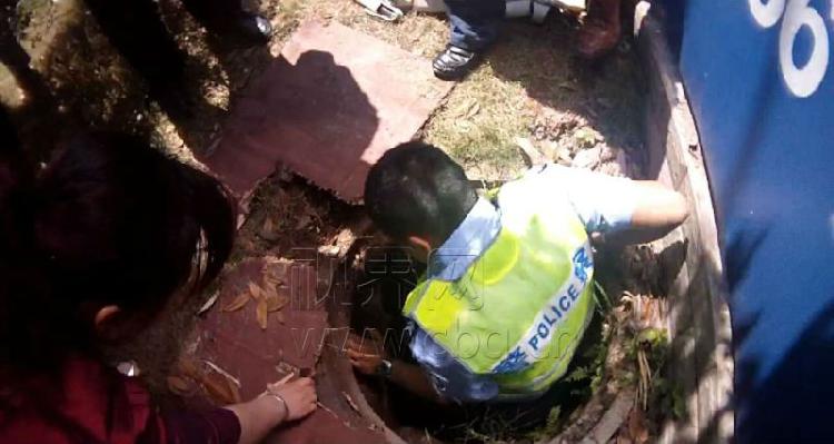女子跌落下水道脱险后原地提醒路人，勇敢与智慧的双重赞歌