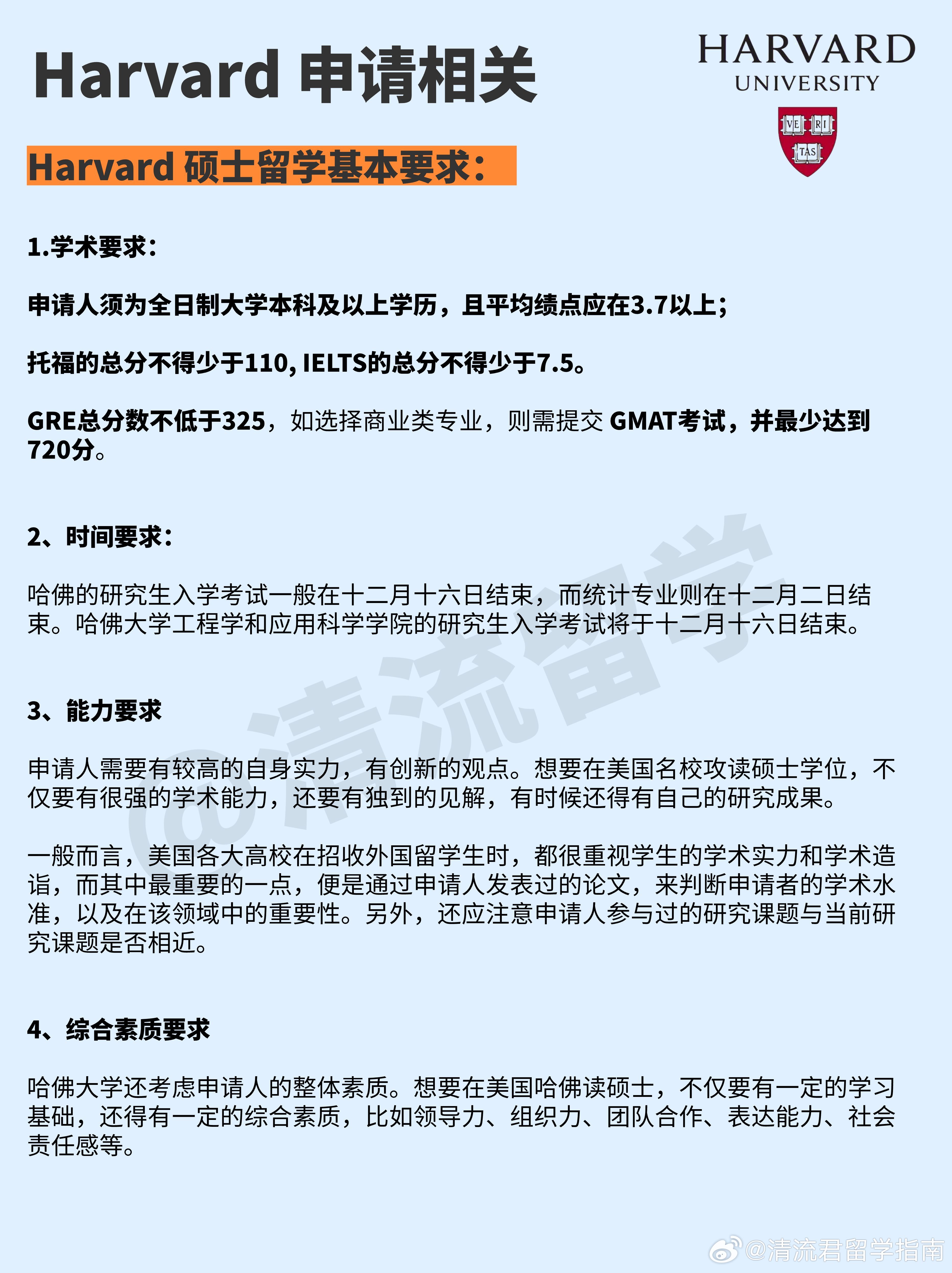 美国哈佛大学留学申请全攻略