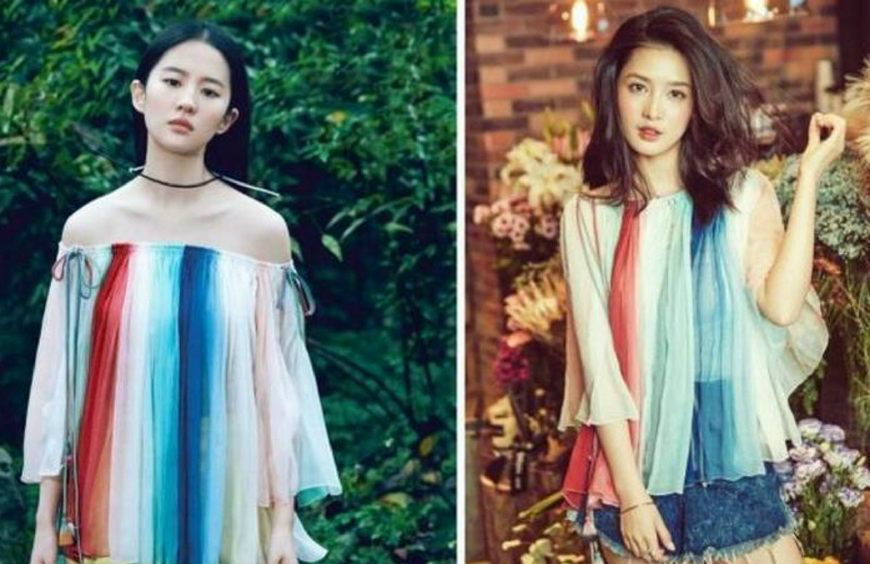 刘亦菲李沁中间这位女士，星光下的璀璨焦点